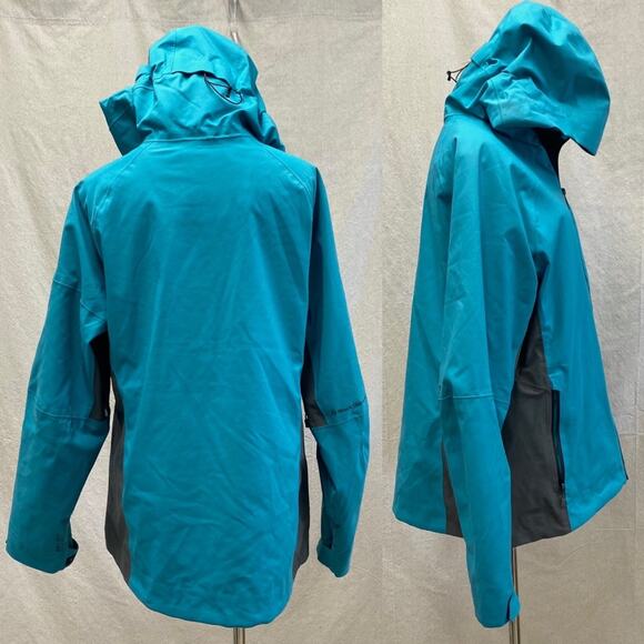 Black Diamond Women's Boundary Line Blue & gray Insulated Ski Coat Size‎ Large - Picture 2 of 16